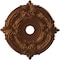 Ekena Millwork Attica PVC Ceiling Medallion (Canopies up to 7 3/4"), 22"OD x 3 1/2"ID x 1"P, Metallic Dark Copper CMP22ATCDC - alternate 1